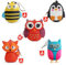 Clé USB de 32 Go 5 Pièces, Pendrive USB Mémoire Stick avec Motif Animal Mignon, Cadeau pour Étudiants et Enfants