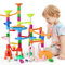 Murmelbahn Murmelbahn kinderspiel kinderspiel- 135pcs Kugelbahn Marble Run Starke und Stabile Set mit Bahnelementen und Murmeln, Lernspielzeug und Konstruktionspielzeug, Geschenk für Kinder ab 3 Jahre