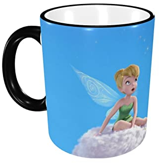 Tinkerbell und die Piratenfee Tinkerbell Lustige Tasse Keramiktassen Kaffee Tee Tasse Milch Wasser Tasse Neuartiges Geschenk für Büro und Zuhause