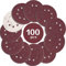 STEBRUAM 100 Stück Schleifpapier 125mm Klett 100 körnung,Profi 125 Schleifscheiben Rund 8 Loch für Exzenterschleifer