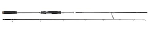 Savage Gear Köderangelrute, SG2 Fast Game Spinnrute für Raubfische, Hecht, Barsch, Zander, 2.59m Moderate schnelle Aktion, robust, schwarz, Unisex