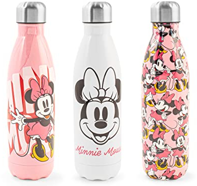 Home Minnie Class Bottiglia Termica in Acciaio Inox Lt 0,50