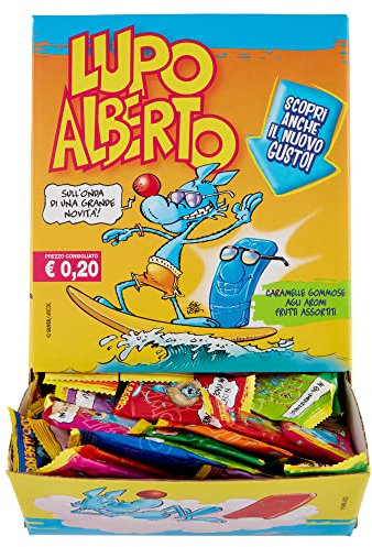 Caramelle Gommose agli Aromi Frutti Assortiti Lupo Alberto 200 x 11,5 g