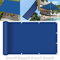 SunSail Wasserdicht Rechteckig 2 x 5 m Sonnenschutz Windschutz Blickdicht Schattennetz Reißfest Wetterfest für Balkon Terrasse Garten Outdoor, Blau