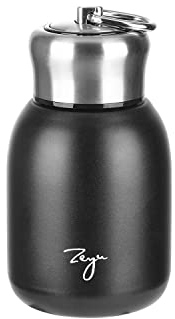 DesignBox Mini Thermal Mug, 10oz/300ML Mini Mug Leak Proof Vacuum Flasks Travel Cup Portable Stainless Steel Drink Water Bottle for Indoor Outdoor (Grey)