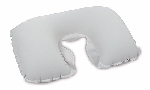 Bestway aufblasbares Nackenkissen | praktisches Reise-Nackenkissen 37x24x10cm (grau)
