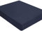 PiccoCasa Spannbettlaken 200x200 cm - Weichen Spannbetttuch für Boxspringbetten Dicke Matratzen bis zu 35 cm - Gebürstete Mikrofaser Bettlaken - Marineblau 200x200x35cm