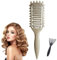 ANTIVP Curl Brush, Curl Defining Brush, 2024 New Vented Hair Brush, Curly Hair Brush Defining, Shaping & Defining Curls to Reduce Pulling (White)
