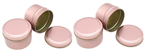 Cabilock 10 Pezzi barattolo di scatola caramelle+scatola barattolo di rotondo scatole barattolo rotondo contenitore per biscotti organizzatore di foglie di tè