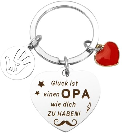 JoyrnalK Opa Geschenk Schlüsselanhänger Vatertag Geschenke für Opa Geburtstag von Enkel Geburtstagsgeschenk Sinnvolle Geschenke Papatag Vatertagsgeschenk Weihnachtsgeschenke Adventskalender