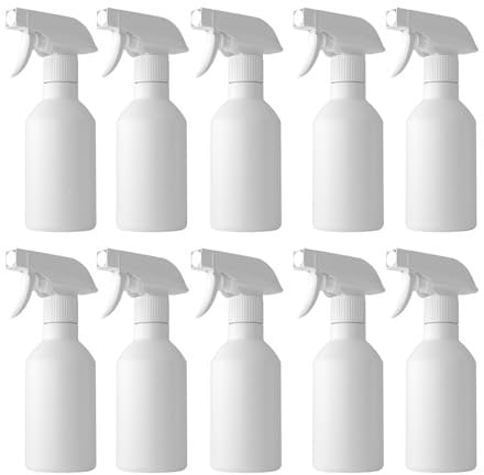 CHAMEEN Pulverizador vacío sin etiqueta, 500 ml, calidad profesional, con chorro y función atomizador, resistente a productos químicos