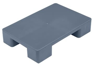 Paletten, Kunststoffpalette, Kunststoffpaletten for Die Lagerung im Keller, Feuchtigkeitsbeständige Bodenpalette, Belüftete Bodenpalette, Schachtelbare Blaue Polyethylenpaletten(Grau,50*50cm)