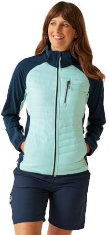 Regatta - Steppjacke Pro Hybrid – Damen, Marineblau / Hellblau Pastell, 40