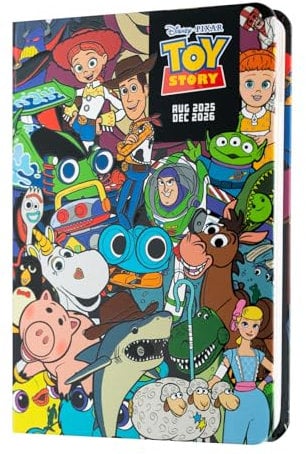 Grupo Erik Hausaufgabenheft Schülerkalender 2025/2026 Disney Pixar Toy Story Schulplaner 2025 2026 Kalender 2025 Taschenkalender - Schulkalender 2025 2026 Geschenk Einschulung Jungen Schulsachen