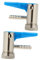 EXAOMBLE 2 pièces Adaptateur de Gonflage de Pneus Cuivre pour Voiture et Connecteur Clip Gonflable Compatible avec Systèmes de Garage et Industriels