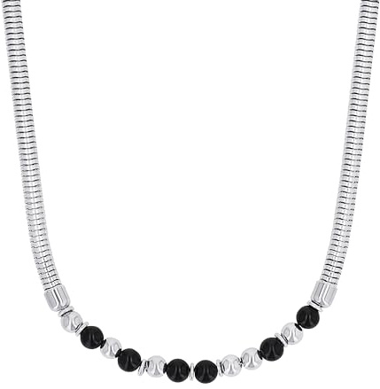 s.Oliver Halsband Edelstahl Damen Halsschmuck, mit Kristall, Kommt in Schmuck Geschenk Box