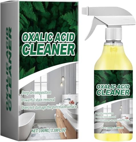 Nettoyant WC Extra Puissant,Nettoyant Pour WC En Mousse Toilettes à l'Acide Oxalique,Éliminer Le Calcaire Et Les Odeurs Des Toilettes 1PC