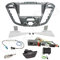 Autoradio 2-DIN Blende Nebula+ CAN-Bus Lenkradfernbedienungsadapter auf Multilead Radio+ Fakra Antennenadapter Phantomeinspeisung+ Ford Warnblinkschalter für Ford Transit/Tourneo Custom ab 11/12