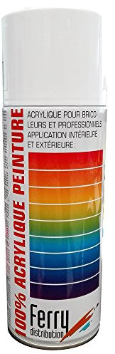 spray peinture jaune fluo 400ml