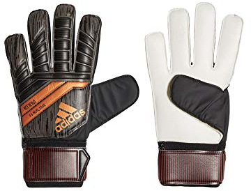 adidas Herren Predator 18 Fingersave Replique Torwarthandschuhe, Black/Solred/Copgol, 10.5