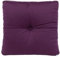 bionik by BioKinder® Sitzkissen 40 x 40 cm | Sitzpolster und Stuhlkissen aus 100% Baumwolle, gefüllt mit Baumwolle | 40 x 40 x 8 cm | Aubergine/Lila