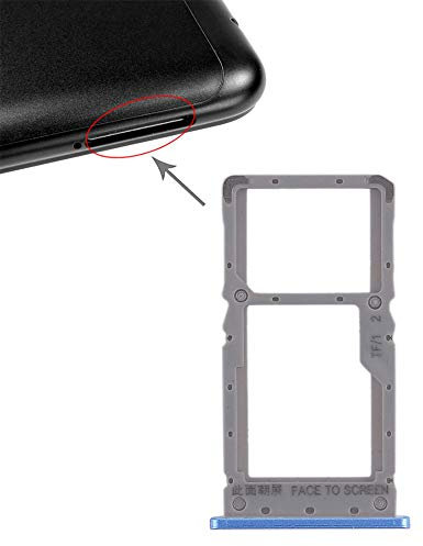 Wigento Ersatzteile für Apple iPhone XS 5.8 Zoll Reparatur, Ersatzteile Apple:4 in 1 Set Seiten Tasten + SIM Halter Schwarz