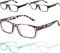 Gaoye 5 pack Lesebrillen herren / damen mit blaulichtfilter Brille Lesehilfe für Damen Herren