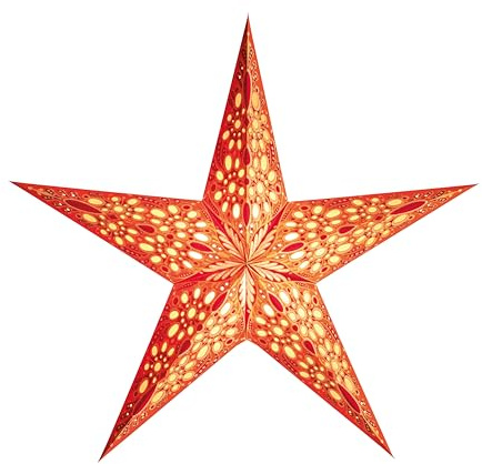 Earth Friendly starlightz Festival small orange Leuchtstern