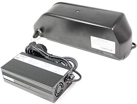 HalloMotor Electric Bicycle ebike 48V 19.2AH 52V 19.2AH Panasonic Tesla Cell Polly Frame Case Battery with 5A Charger (48V 19.2AH)