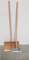 WINTERSET/WINTERPAKET -> IDEALSPATEN Schneeschieber Sperrholz (40080001) / IDEALSPATEN Eisscharre (40010101)