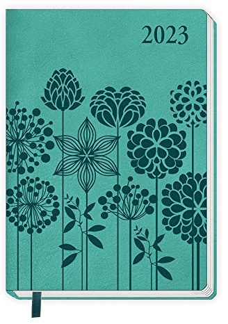 Trötsch Taschenkalender A6 Daily Soft Touch Blumen: Soft Touch Terminkalender