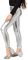 Adorel Mädchen Leggings Glänzend Metallisch Disco Hosen Silber 134 EU (Herstellergröße 140)