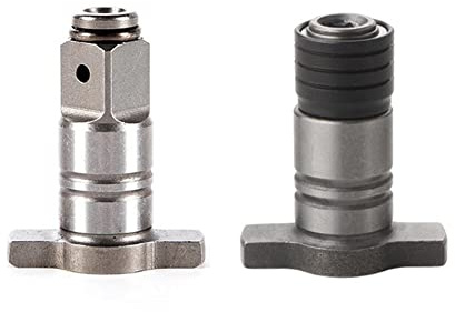 DAZZLEEX Eje de Llave electrica, 2 Piezas 18 V Llave de Impacto electrica sin escobillas Accesorios del Eje Adaptador Hexagonal de 1/4'' Eje del Controlador de Impacto