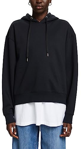 ESPRIT Damen 993EE1J312 Sweatshirt, 001/BLACK, L