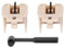 Ersatznadeln für Plattenspieler, 2 Stück Plattenspieler-Ersatznadel mit Stylus-Reinigungsbürste für AT3600 AT3600L AT3601 AT3651 AT3650L AT3650C AT3650 AT3626 LP60X at LP60XBT at