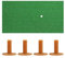 Hitting Mat, Practice Mats with 4 Tees Driving Range Mat for Outdoor Indoor Practice