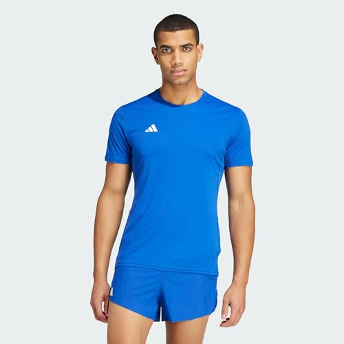 adidas Herren Adizero Essentials Aeroready Running Shirt, Team royal Blue, S