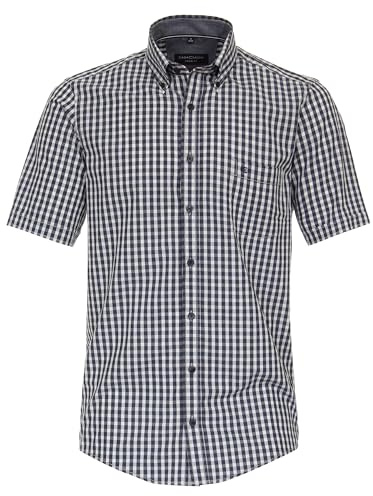 CASAMODA Freizeithemd Kurzarm kariert Casual Fit