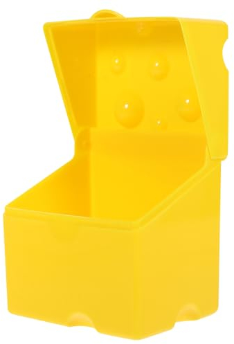 DECHOUS Recipiente Para Queso Rebanado Para Refrigerador Caja De Almacenamiento De Rebanadas De Queso Abs Caja De Almacenamiento De Bloque De Mantequilla Con Tapa Abatible Almacenamiento