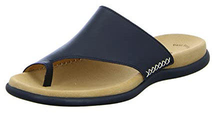 Gabor Damen Flip Flops, Frauen Zehentrenner,Best Fitting,Passform,Comfort,wechsel-Fussbett,Optifit,breit,Hovercraft,weich,schwarz,37 EU / 4 UK