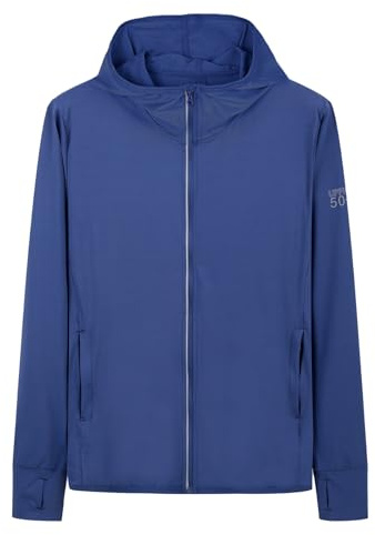 HULG Damen UPF 50+ Sonnenschutz Hoodie Full Zip Laufshirt Langarm Sun Shirt Sportshirt Für Running Wandern Outdoor Surfen Mit Taschen