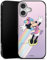 Silikon Hülle kompatibel mit Apple iPhone 16 Case schwarz Handyhülle Disney Offizielles Lizenzprodukt Minnie Mouse