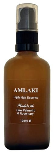 Amlaki Hijab Hair Essence with Saw Palmetto & Rosemary | Strengthens & Promotes Growth | 100ml