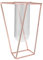 BESPORTBLE Rose Gold Kurze Rohr Vase Eisen Stehen Kreative Pflanzer Wohnkultur Hydrokultur