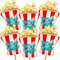 DazzJoy Karneval Deko Popcorn Ballon, 6 Stück XXL Luftballon Kino Popcorn, Kino Deko Popcorn Folienballon Geburtstag, Zirkus Deko Helium Ballon Kino für Zirku Thematische Party Deko, Karneval Party