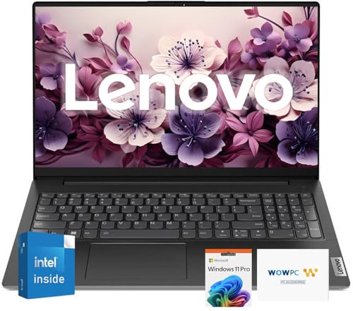 Lenovo Notebook aziendale serie V15 • 32 GB di RAM • SSD da 1 TB • Display antiriflesso 15.6 FHD (1920 x 1080) • Luce blu bassa • CPU Intel Celeron N4500 • Porta Ethernet • Batteria a lunga durata •