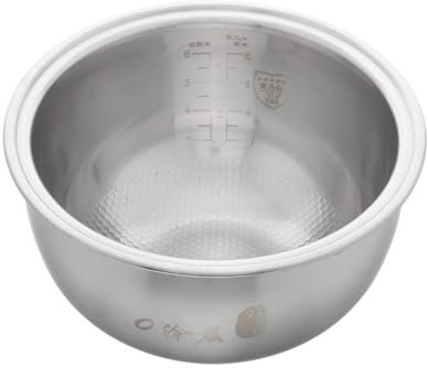 Gatuida Stainless Steel Reiskocher Innentopf Antihaft Kochtopf Ersatz Für Elektrische Kochgeräte Für Familiengerichte Und Gleichmäßige Wärmeverteilung