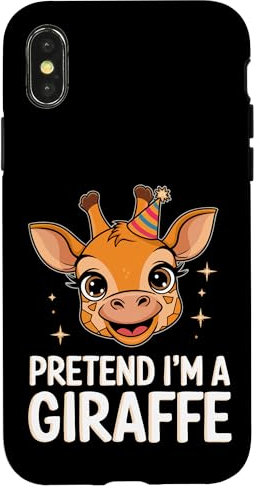 Giraffe Pretend I'm A Giraffe Case for iPhone X/XS