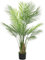HOMCOM Künstliche Palme groß 120cm Kunstpflanze, Plastik Künstliche Pflanzen im Topf, UV-beständig Kunstbaum Fake Plant wie echt für Wohnzimmer Schlafzimmer Büro Garten Moderne Dekoration Geschenk