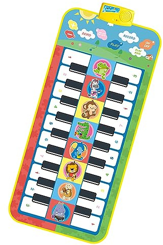 Picysa Akustische Klavier-Tanzmatte, Multifunktionales Musikspielzeug für Kinder, Pädagogischer Spaß, Bodendecke (Interessant)